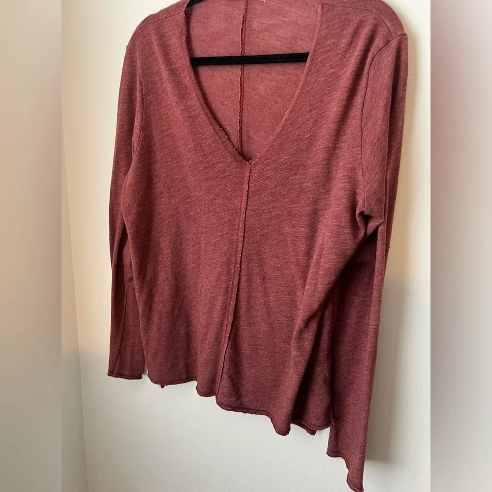 Project Social T x Urban Outfitters Long Sleeve V-Neck Knit Tunic Medium - Picture 4 of 6